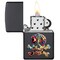 Zippo 2022 Zippo Skull Black Matte, 3D Texture Print,  ZIP-49187 - alternate 2